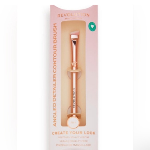 REVOLUTION BEAUTY LONDON Angled Detailer Contour Brush R21 - Picture 5 of 10